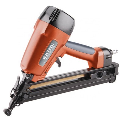 8865041 Extol 34 Degree 32-64mm Professional Pneumatic Air Angle Finishing Nailer With Adjustable Air Exhaust