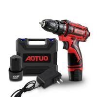 12V electric screwdriver Cordless drill Rechargeable Mini Multi-function Drill Lithium-Ion Battery Power Tools 2-Speed